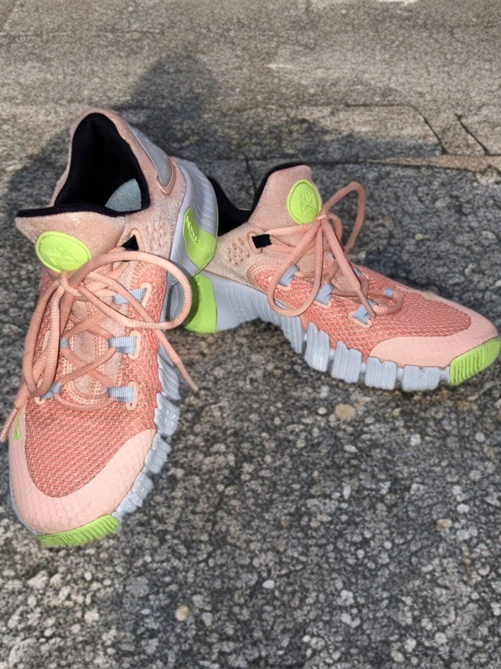 Nike Free Metcon 4 Training Shoes Womens 8.5 Arctic Orange Sneakers CZ0596-800